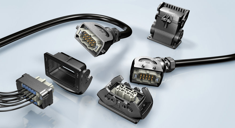 RS Components présente la nouvelle version de la gamme de connecteurs robustes de HARTING destinés aux panneaux de contrôle et autres applications industrielles exigeantes